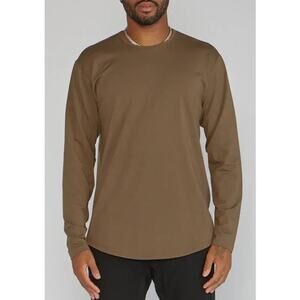 BYLT Basics Men's Long Sleeve Shirt - Brown